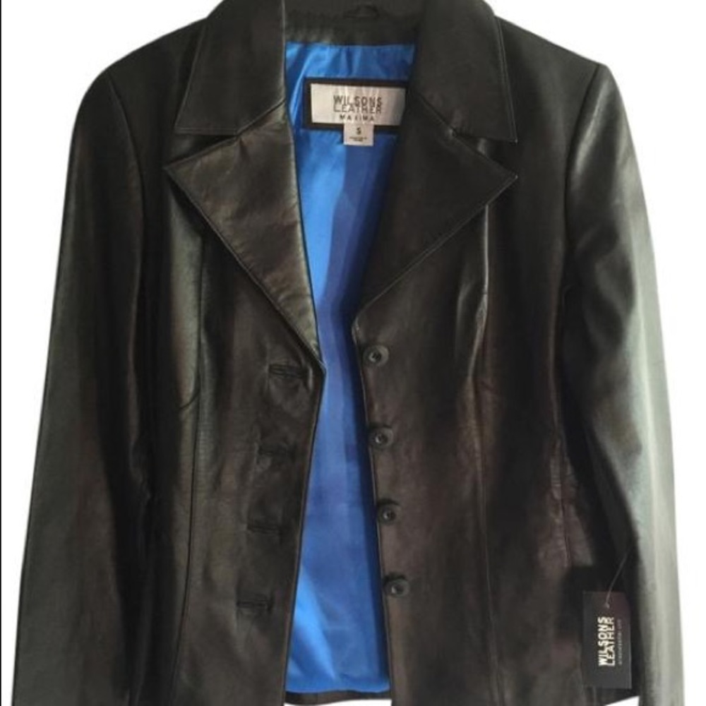 Vintage Wilson’s Leather Fully Lined Real Soft Leather Jacket (Small)
